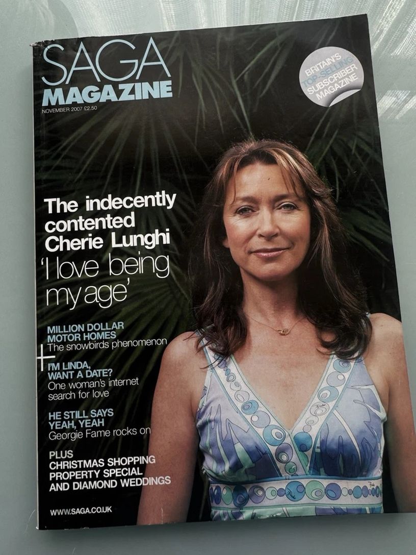 SAGA MAGAZINE magazine side cover  November 2007