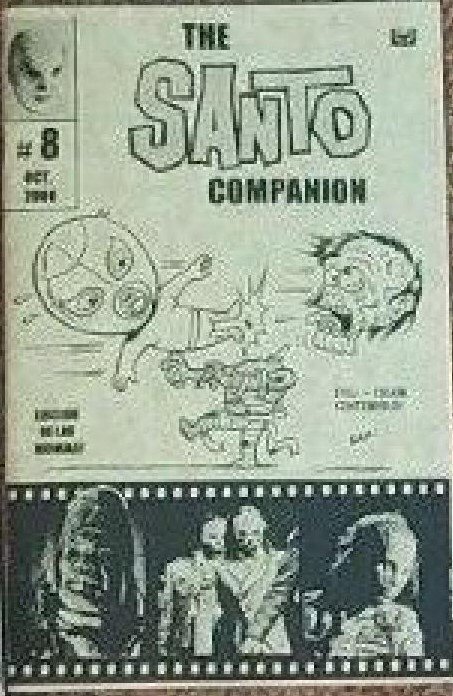 SANTO SCENE magazine side cover Issue 8  October 2000