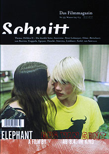 SCHNITT magazine cover Issue 33 January/February/March 2004