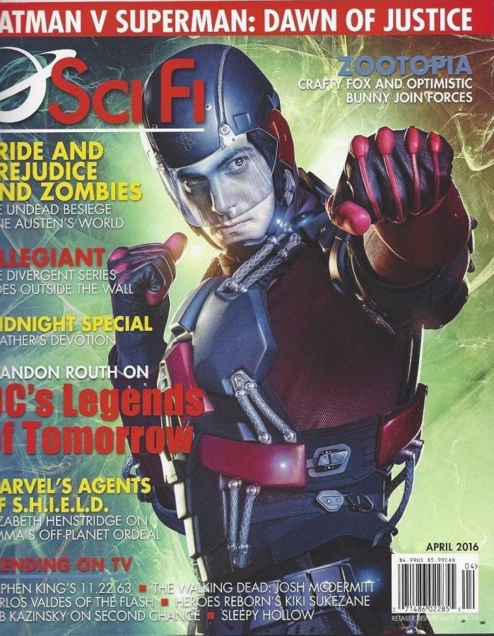 SCI FI magazine side cover April 2016
