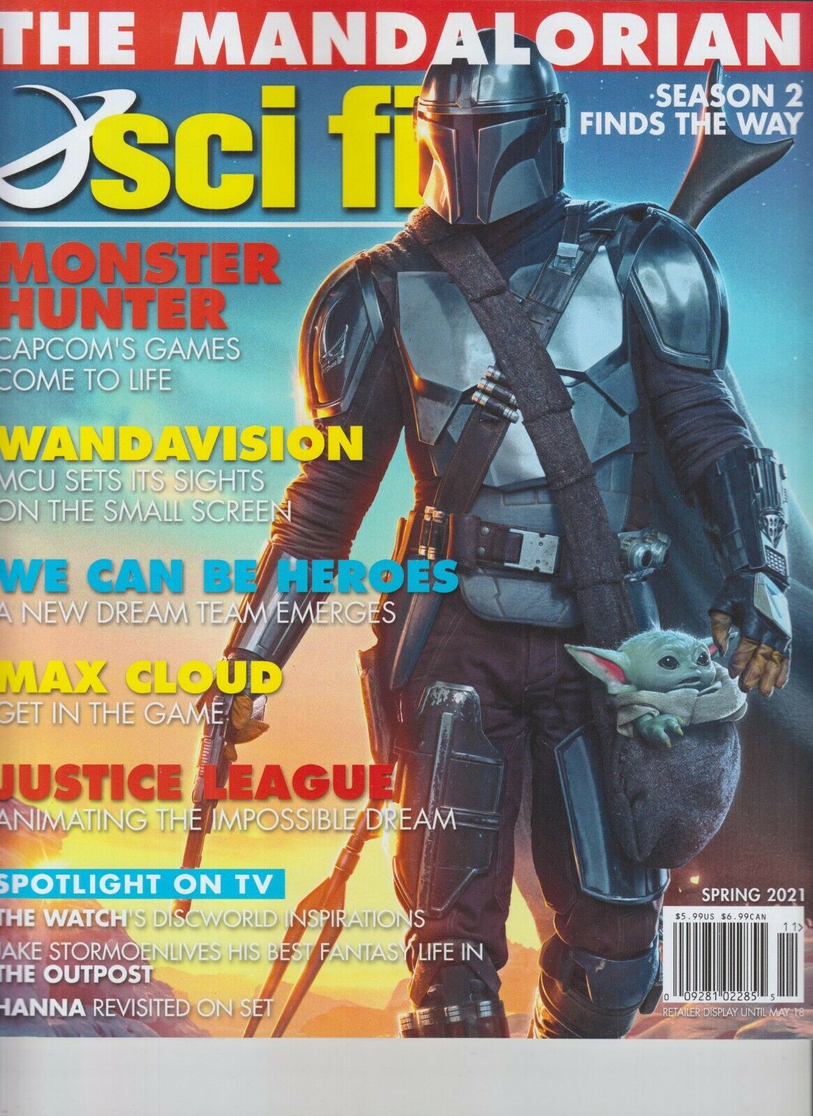 SCI FI magazine side cover Spring 2021