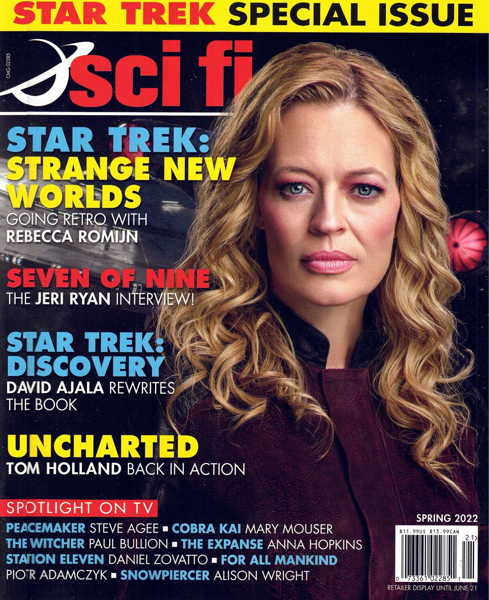 SCI FI magazine side cover Spring 2022