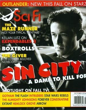 SCI FI magazine side cover October 2014