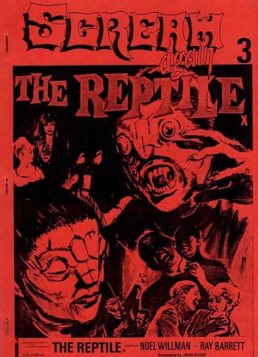 SCREAM AGAIN magazine side cover Issue 3  