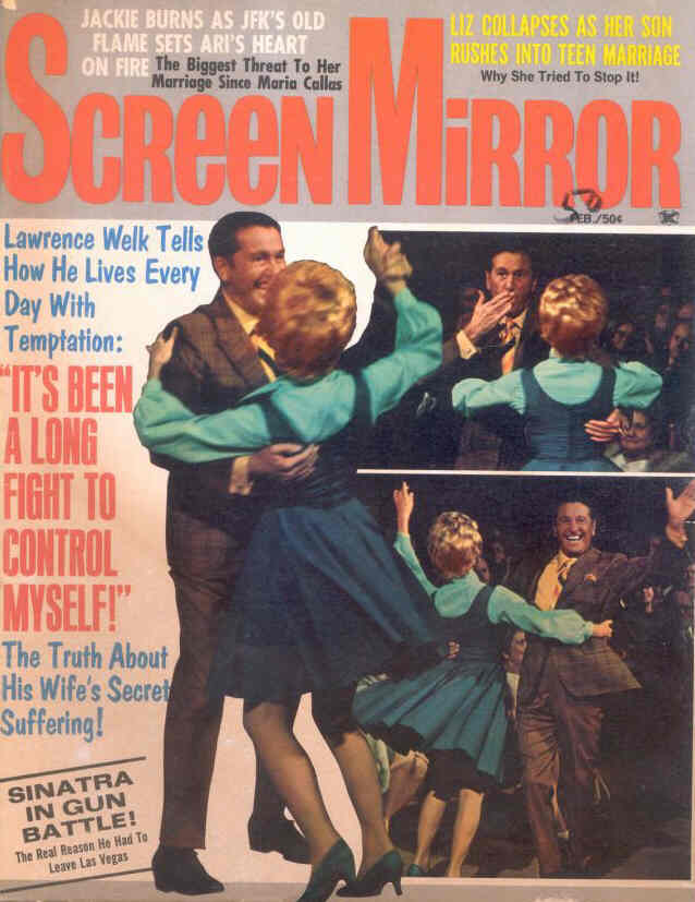 SCREEN MIRROR (70s) magazine side cover February 1971