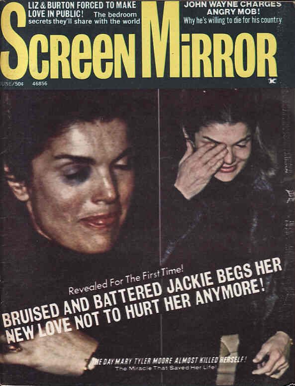 SCREEN MIRROR (70s) magazine side cover June 1971