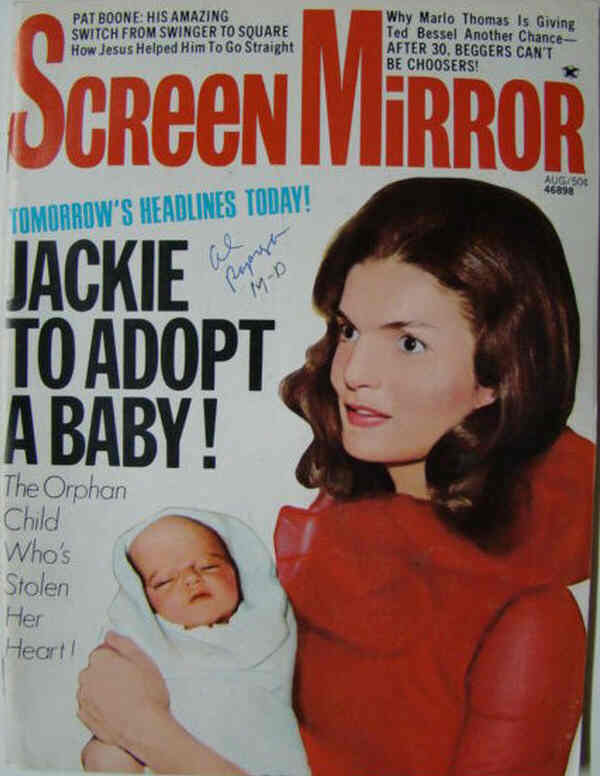 SCREEN MIRROR (70s) magazine side cover August 1971