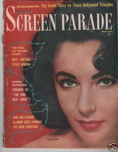 HOLLYWOOD SCREEN PARADE magazine side cover May 1959