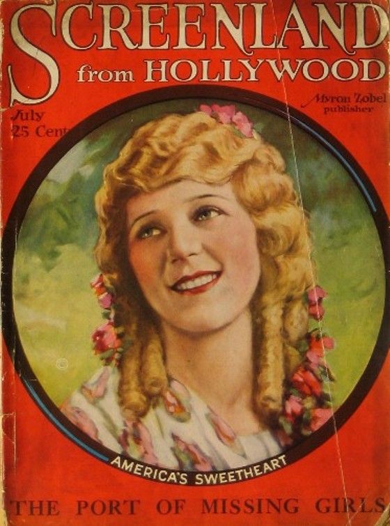 SCREENLAND magazine side cover July 1923