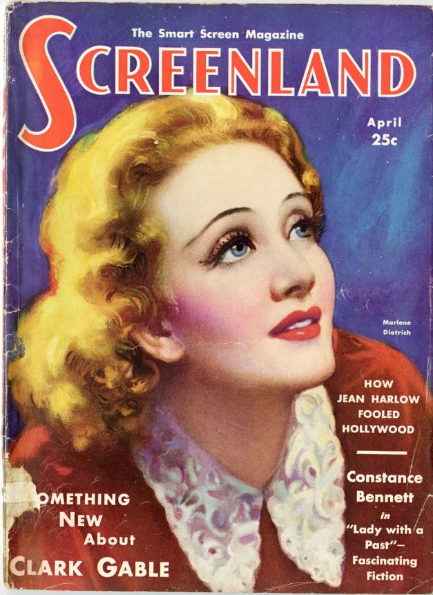 SCREENLAND magazine side cover April 1932