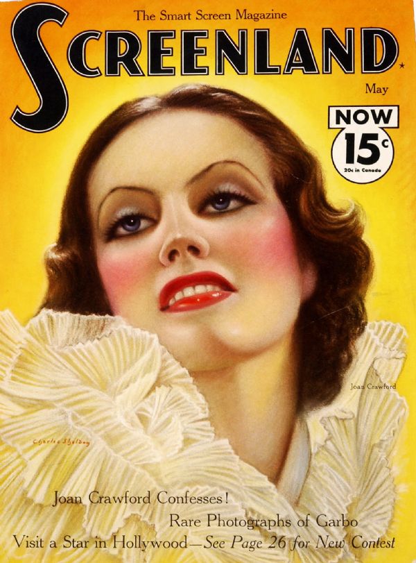 SCREENLAND magazine side cover May 1933