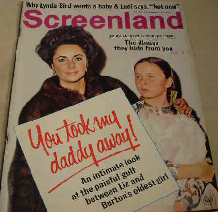 SCREENLAND magazine side cover March 1968