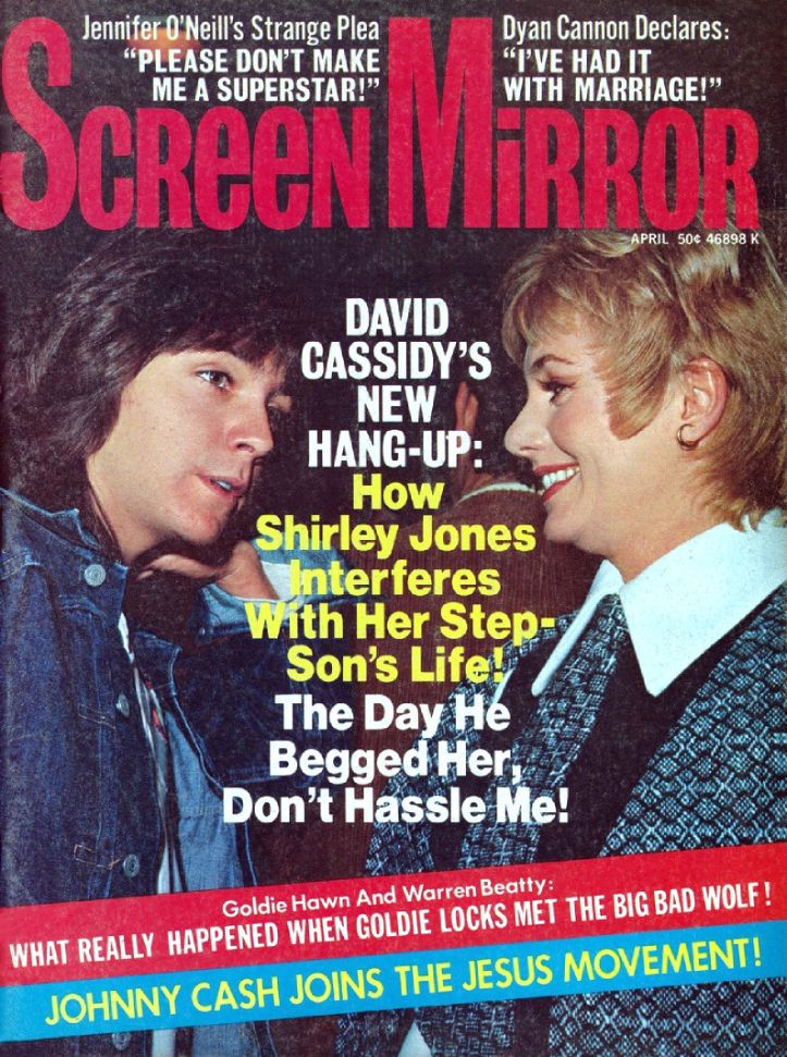 SCREEN MIRROR (70s) magazine side cover Issue 1  April 1972