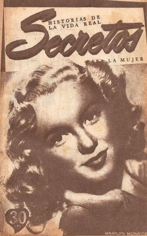 SECRETOS magazine cover  1950