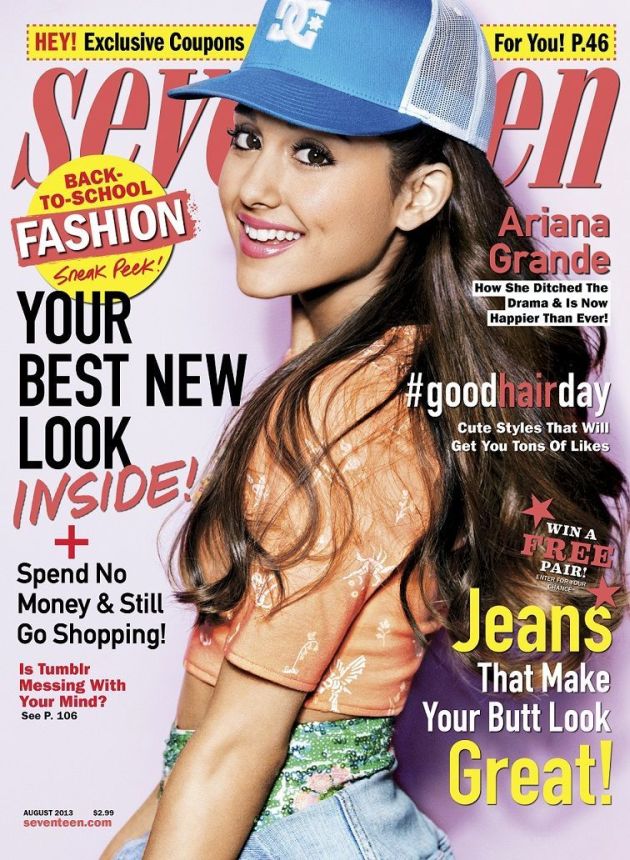 SEVENTEEN magazine side cover  August 2013