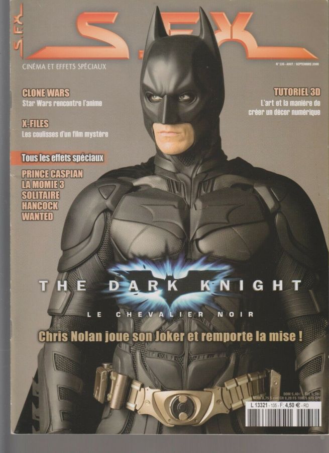 SFX (FR) magazine cover Issue 135 August/September 2008