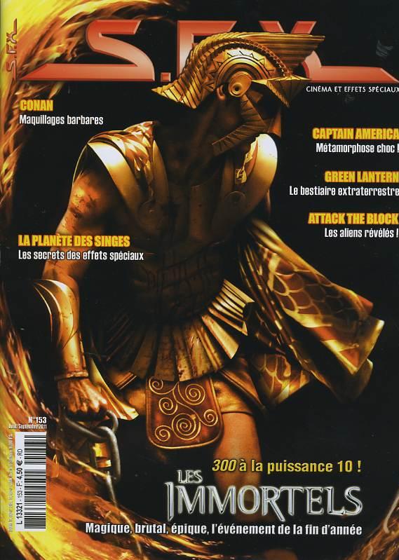 SFX (FR) magazine side cover Issue 153 August/September 2011