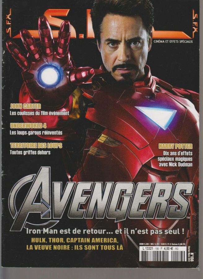 SFX (FR) magazine cover Issue 156 February/March 2012