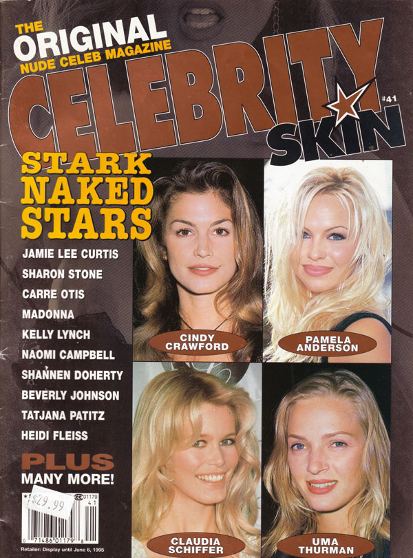 CELEBRITY SKIN magazine side cover Issue 41 April 1995