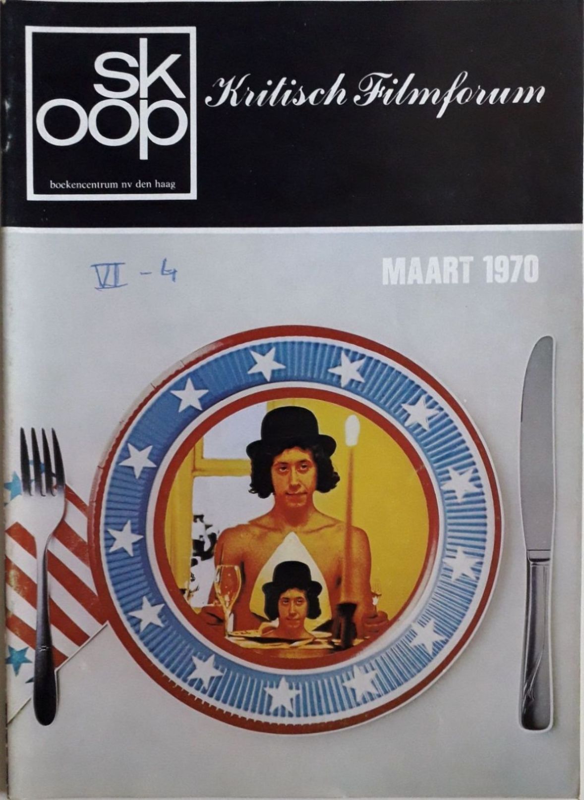 SKOOP magazine side cover  Vol 6 # 4 March 1970