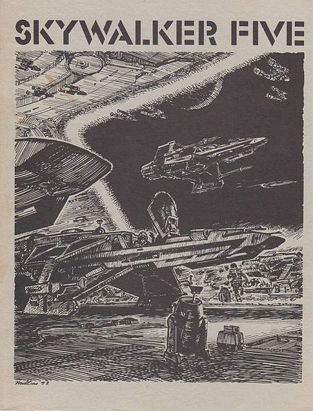 SKYWALKER magazine side cover Issue 5 October 1983