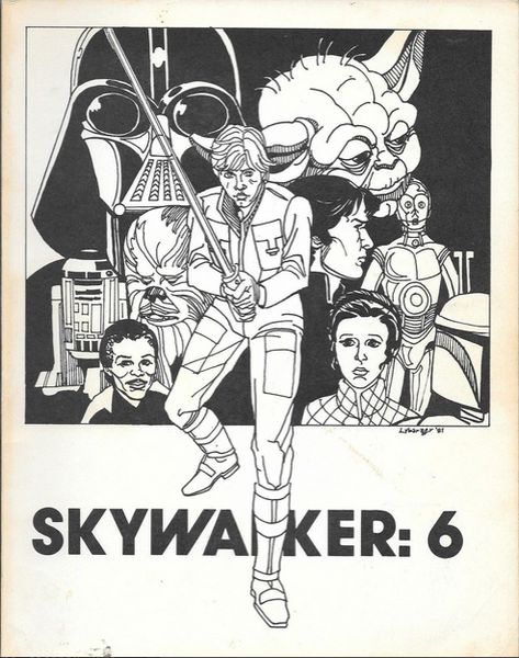 SKYWALKER magazine side cover Issue 6  1983