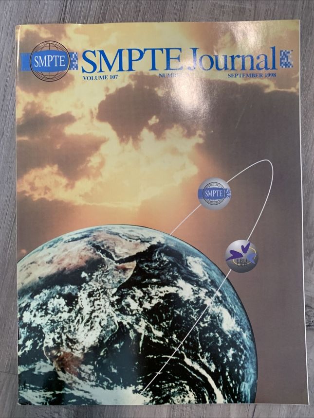 SMPTE MOTION IMAGING JOURNAL magazine side cover  September 1998