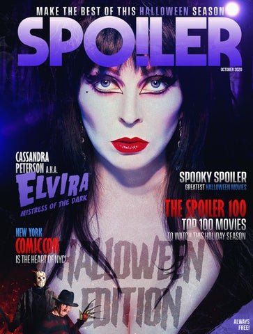 SPOILER magazine side cover  October 2020