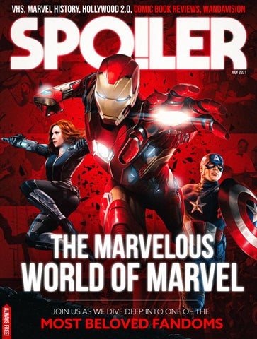 SPOILER magazine side cover  July 2021