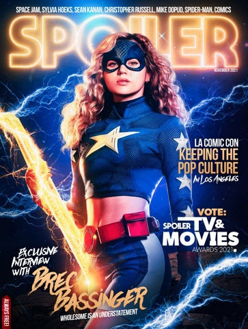 SPOILER magazine side cover  November 2021