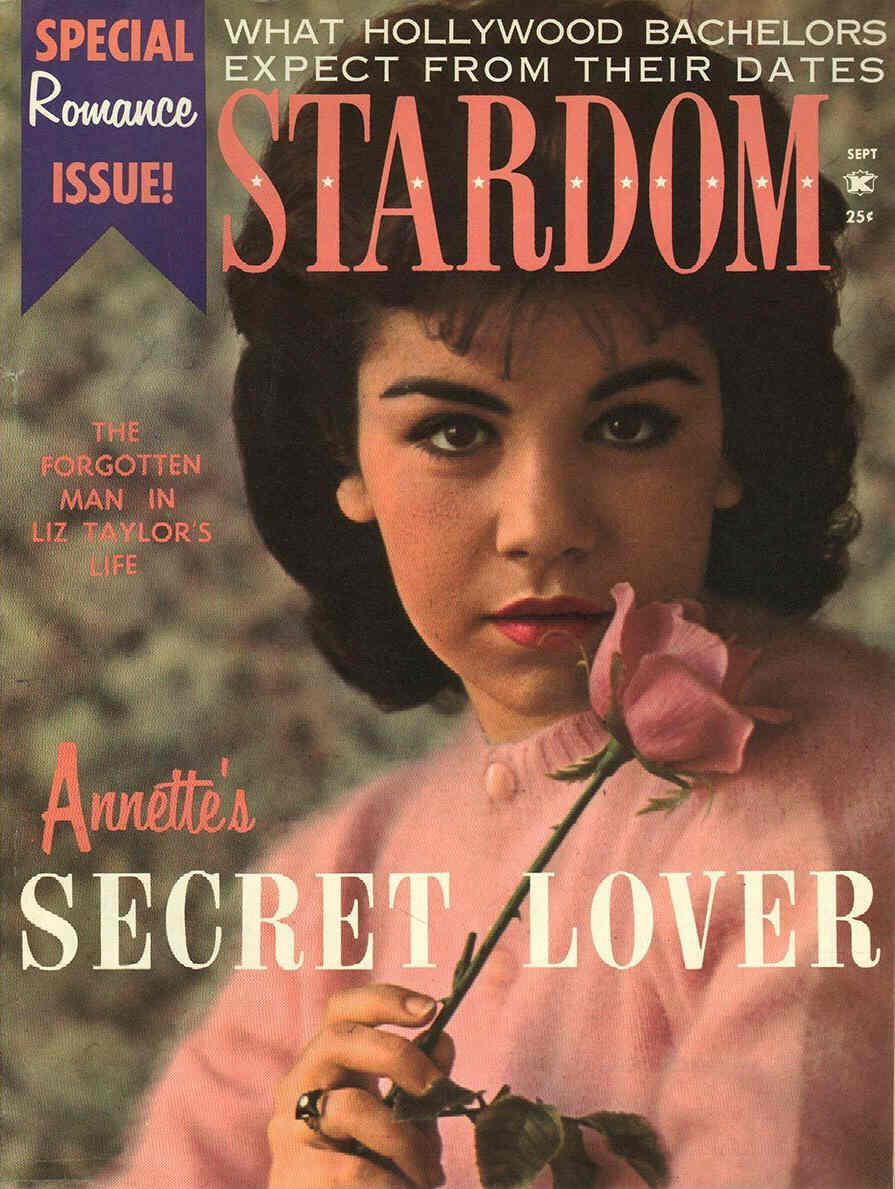 STARDOM magazine side cover September 1960
