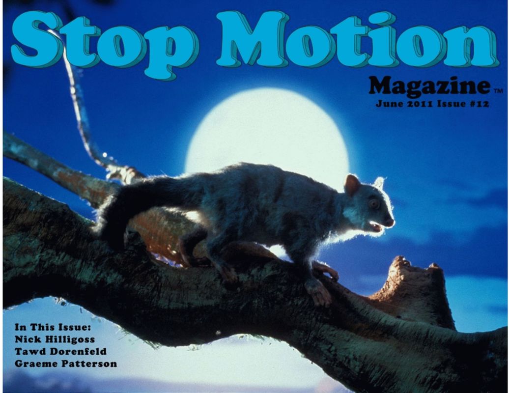 STOP MOTION magazine side cover Issue 12 June/July 2011