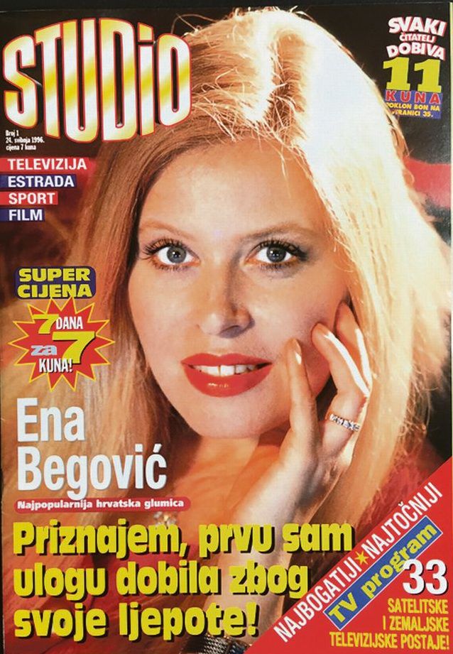 STUDIO (Croatia) magazine side cover 24 May 1996