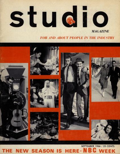 STUDIO (USA) magazine side cover  Vol 1 No  5  September 1966