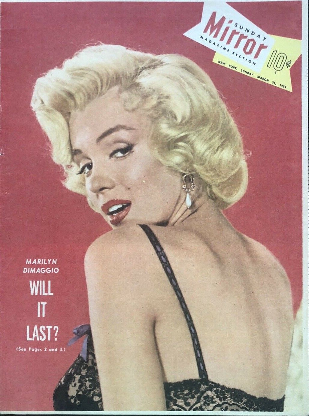 Marilyn Monroe magazine cover