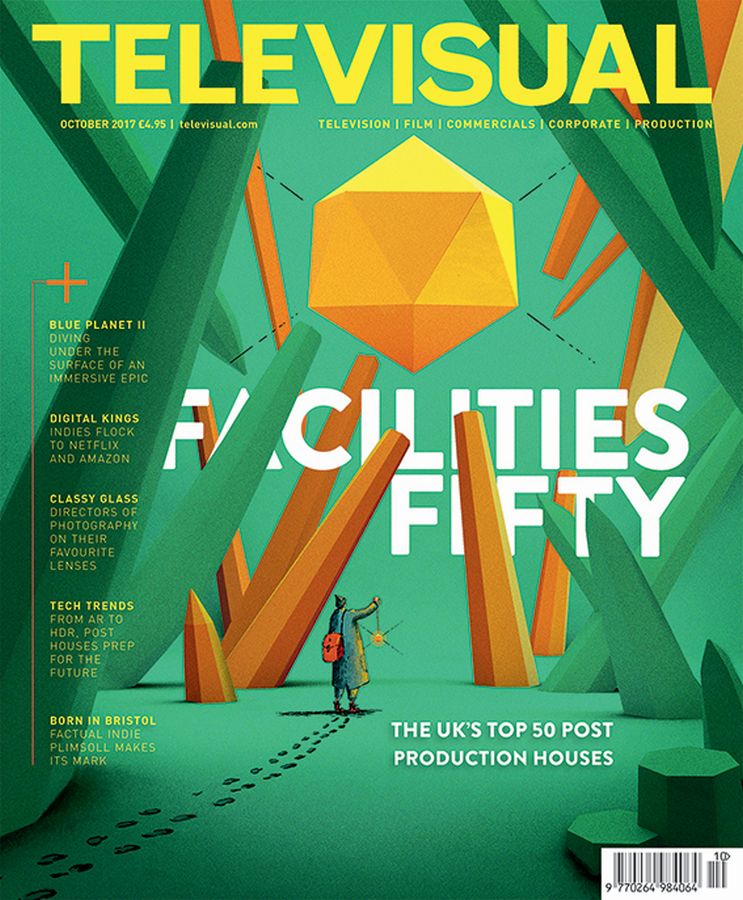 TELEVISUAL magazine side cover  October 2017