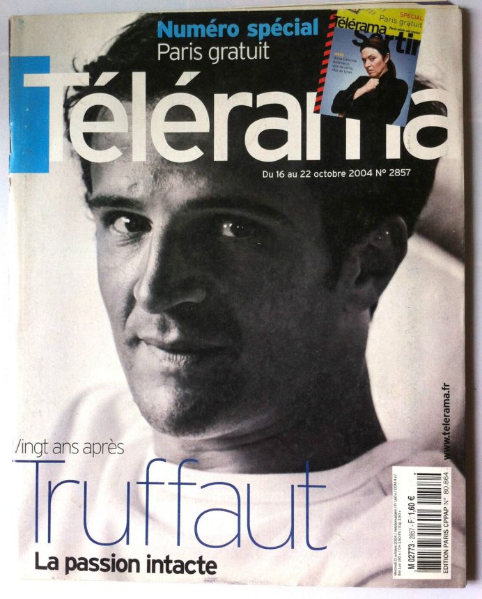 RADIO CINEMA TELEVISION/TELERAMA magazine side cover Issue 2857 13 October 2004