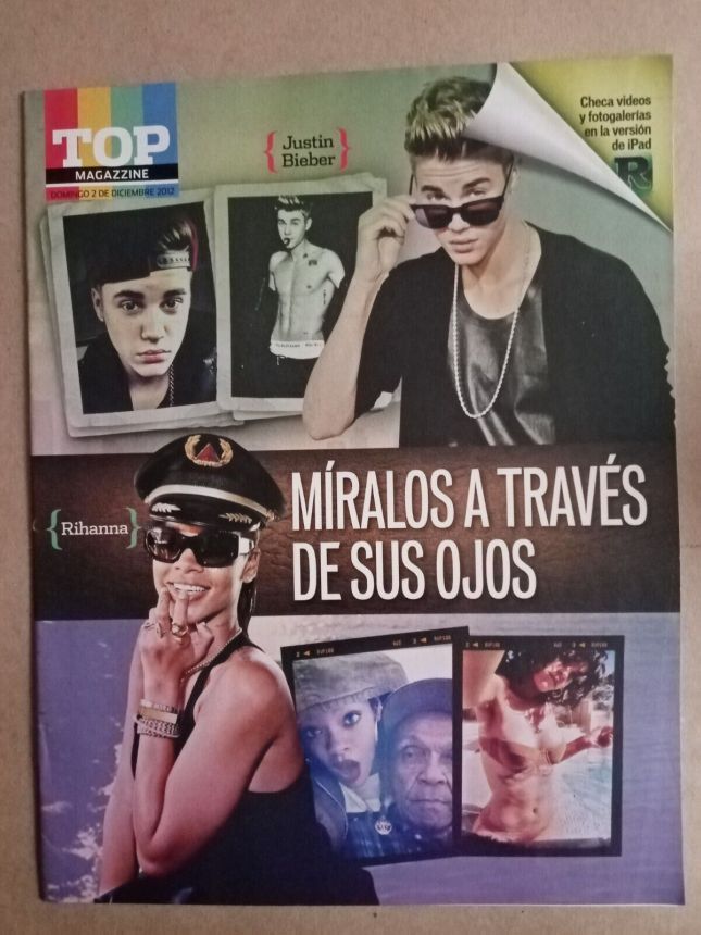 TOP MAGAZZINE magazine cover 2 December 2012
