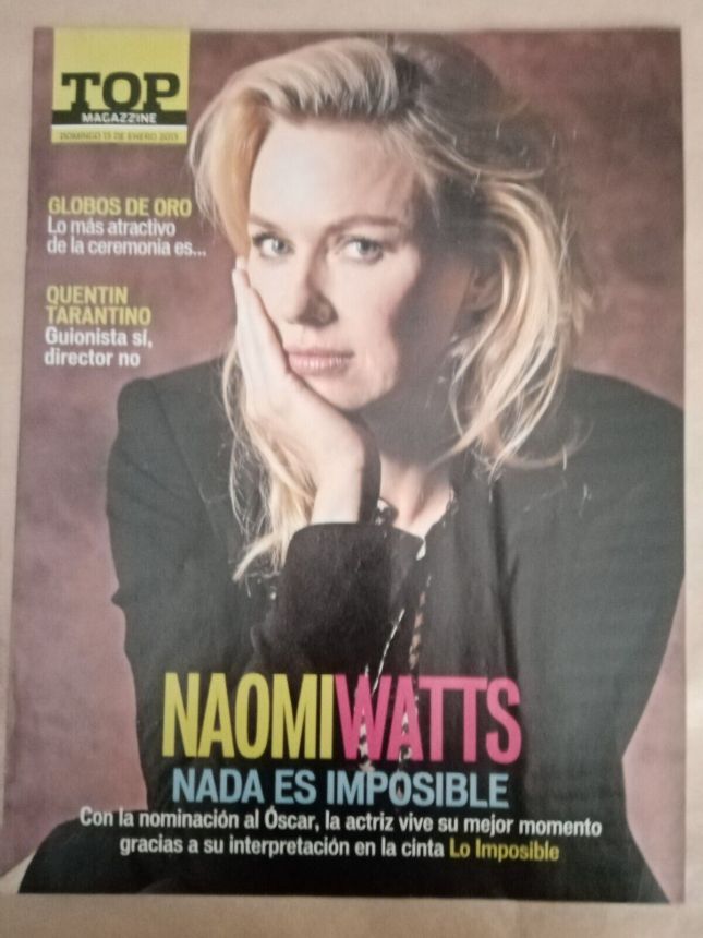 TOP MAGAZZINE magazine cover 15 January 2013