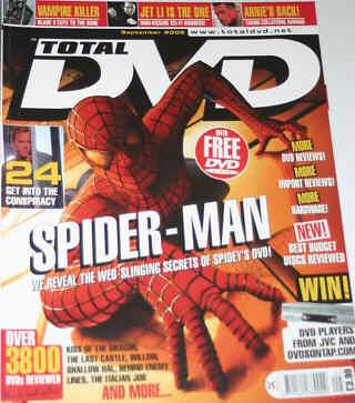 TOTAL DVD magazine side cover Issue 41 September 2002