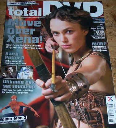 TOTAL DVD magazine side cover Issue 68 December 2004