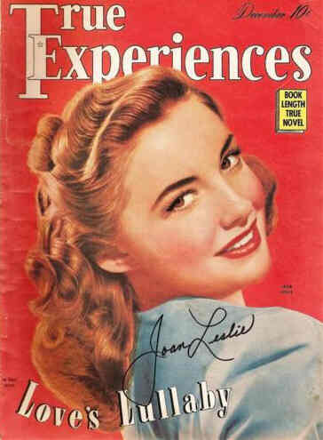 TRUE EXPERIENCES magazine side cover December 1941