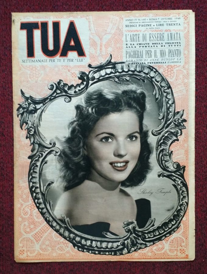 Shirley Temple magazine cover