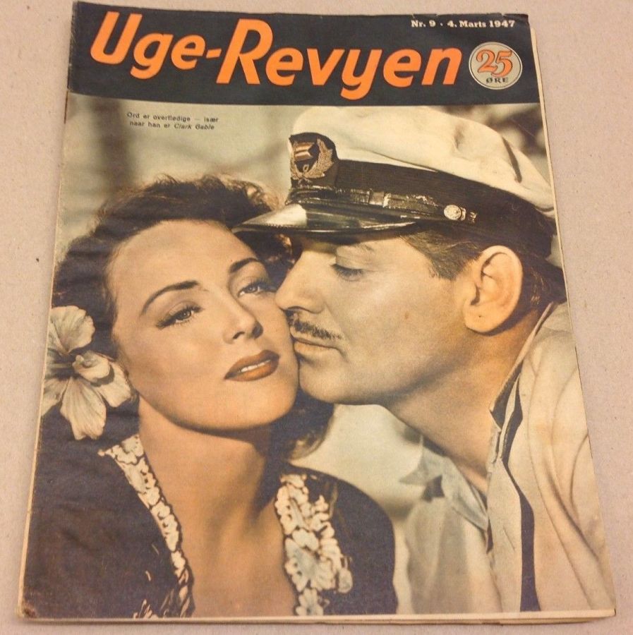 Clark Gable magazine cover