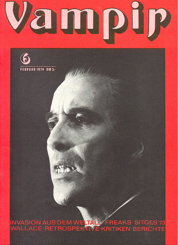 VAMPIR magazine cover Issue 6 February 1974