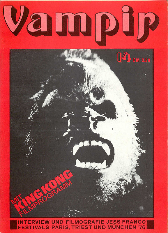 VAMPIR magazine cover Issue 14 December 1976