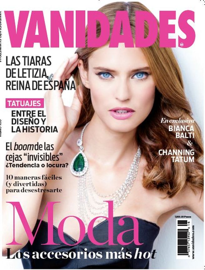 VANIDADES COLOMBIA magazine cover 4 August 2014