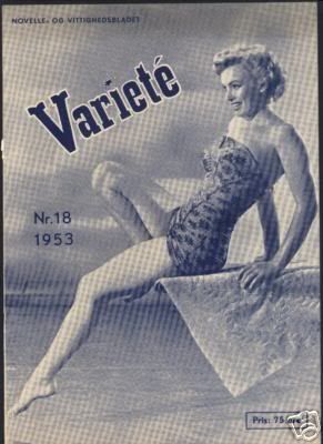 VARIETE  magazine cover Issue 18  1953