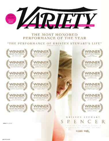 VARIETY magazine side cover 22 January 2022
