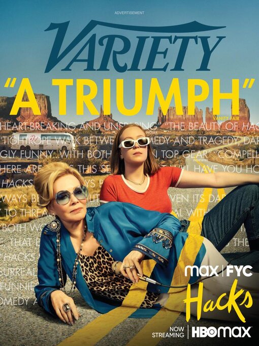 VARIETY magazine side cover 15 June 2022